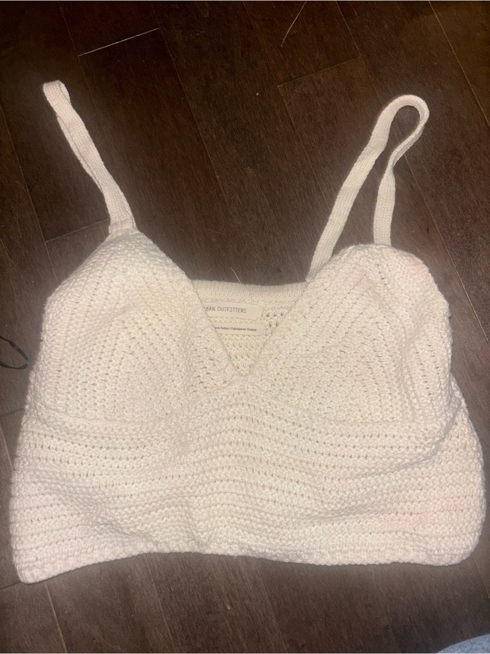Urban Outfitters White Crochet Crop Top